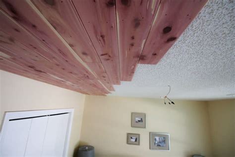 How To Install A Tongue And Groove Cedar Plank Ceiling