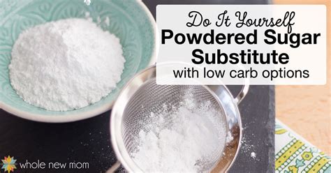 How To Substitute Granulated Sugar For Powdered Sugar