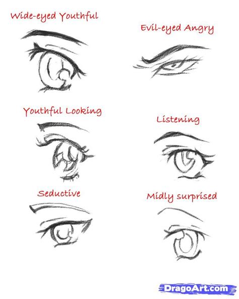 How To Sketch An Anime Face Step 13 Anime Face Drawing Eye Drawing