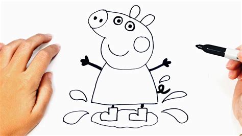 How To Draw Peppa Pig Peppa Pig Easy Draw Tutorial