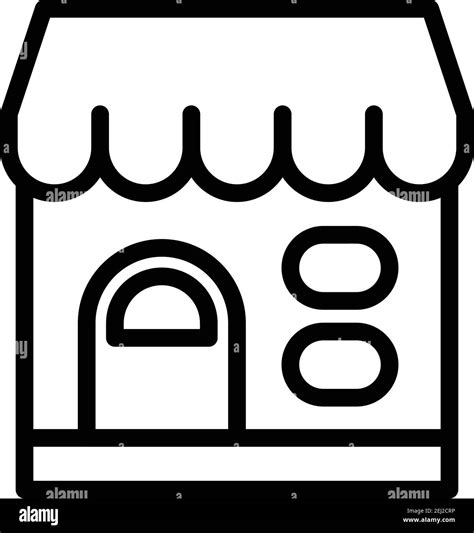 Marketplace Icon Outline Marketplace Vector Icon For Web Design