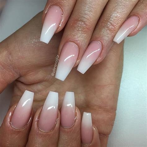 Ombre nails create the illusion of change in shades and colors. French Ombre | Ombre french nails, Faded nails, Pastel nails