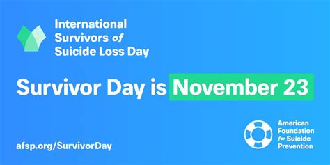 the american foundation for suicide prevention unveils new look for survivor day