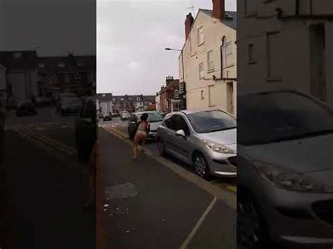 Half Naked Crazy Women Chasing Lads In Doncaster Youtube