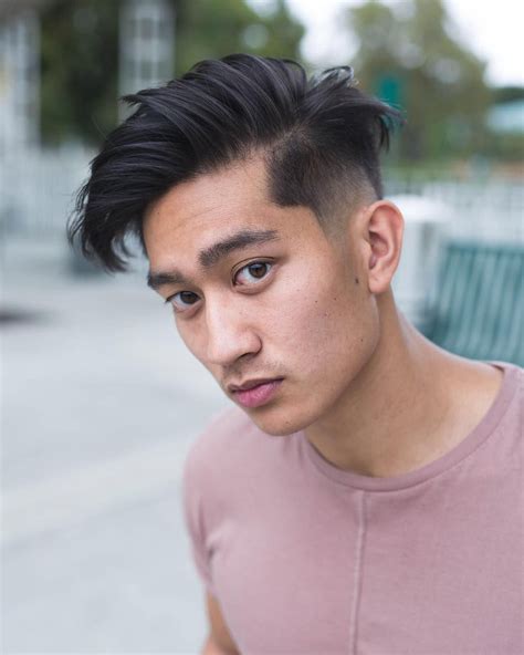 30 Asian Side Part Haircut Fashion Style