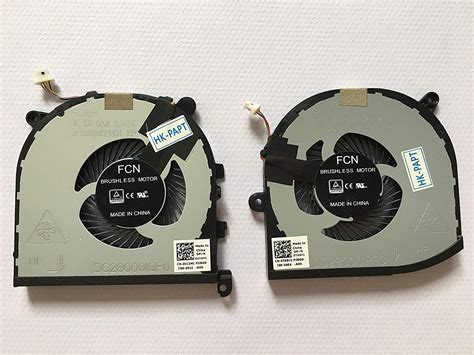 Syw·pcparts Replacement Fan For Dell Xps 15 9560 Cpugpu
