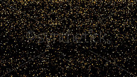Gold Glitter Falling Stock Video Footage Synthetick