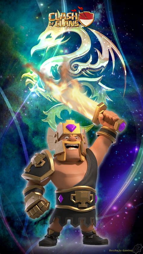 Champion King Skin Hero Clash Of Clans Artofit