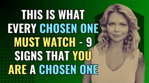 This Is What Every Chosen One Must Watch 9 Signs That You Are A