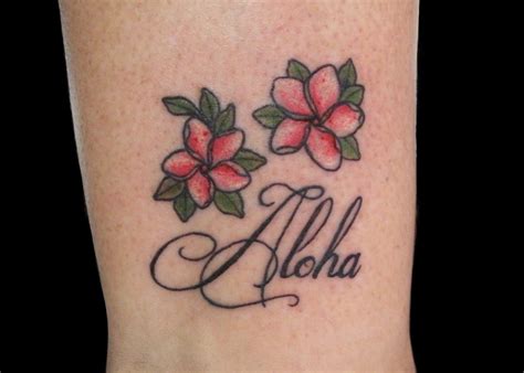 Sweet Trade Tattoo Maui Hawaiian Flower Tattoos