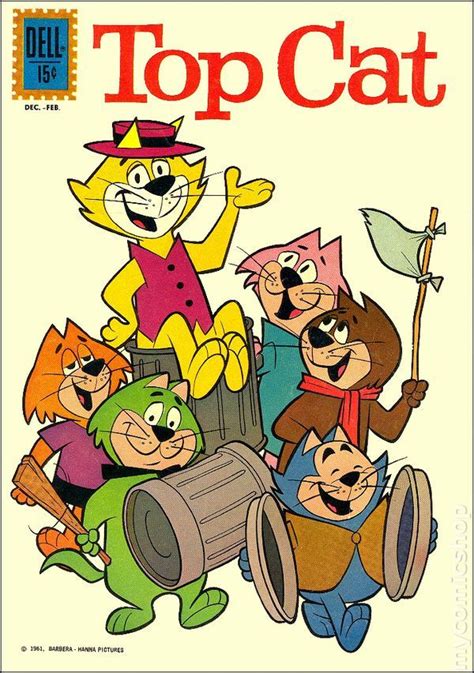 Top Cat 1961 62 Hanna Barbera Abc ~ The Central Charact Personajes