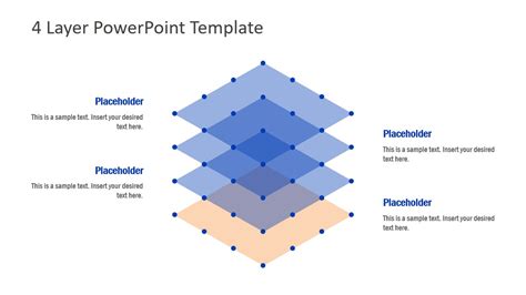 Simple 4 Layer Powerpoint Template Slidemodel