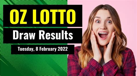 Oz Lotto Draw Results From Tuesday 8 February 2022 Youtube