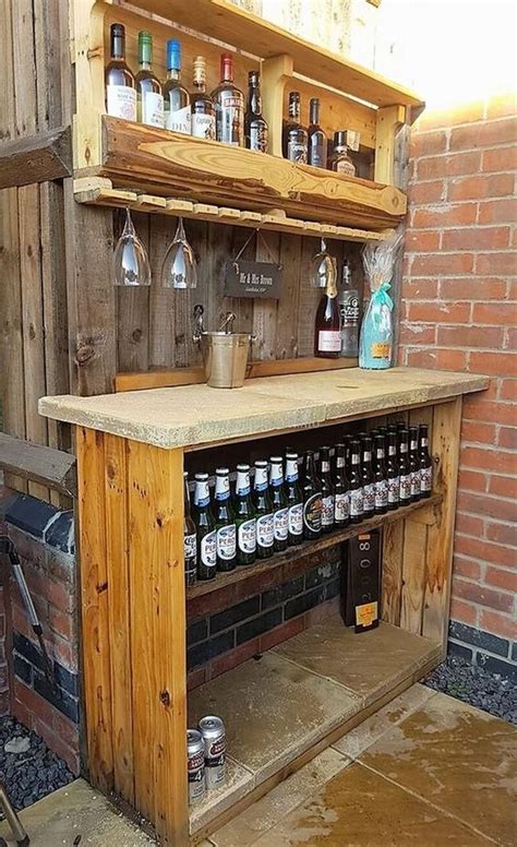 50 Diy Ideas For Wood Pallet Bars Wood Pallet Bar Bars For Home