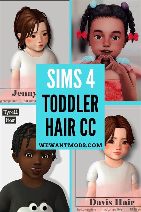 33 Sims 4 Toddler Hair Cc Adorable And Trendy Toddler Hair Sims 4
