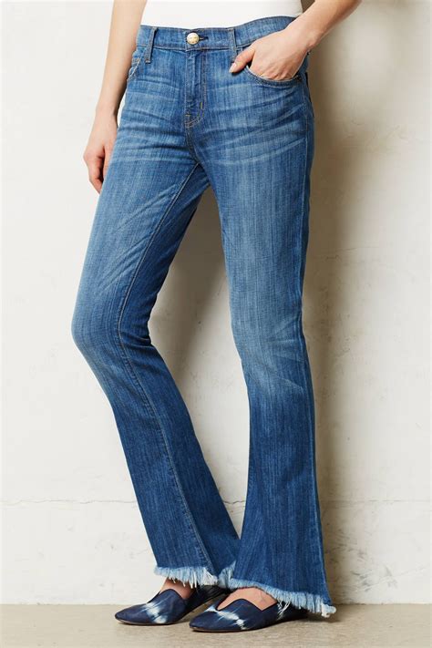 Lyst Currentelliott Flipflop Jeans In Blue