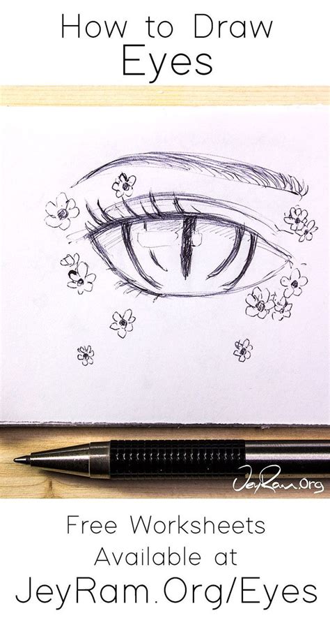 How To Draw Eyes Step By Step Tutorial For Beginners Pdf By Jeyram