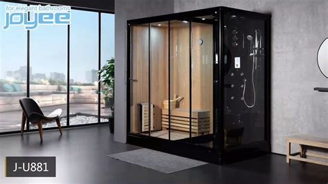 Joyee 2 Person Customized Wood Dry Sauna And Wet Steam Combined Room