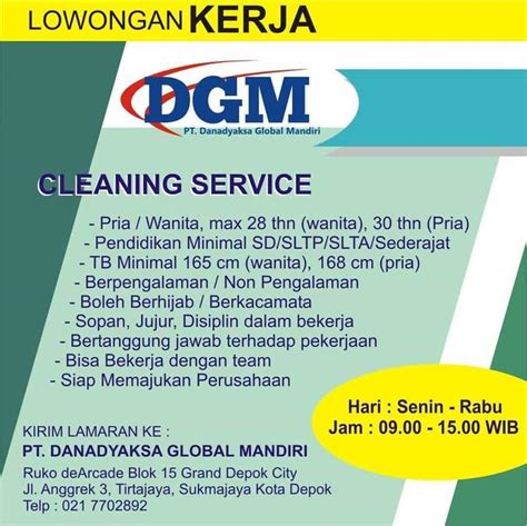 Informasi yang anda cari adalah metajobs cikarang. Gaji Cleaning Service Pt. Carefastindo / Gaji Cleaning ...