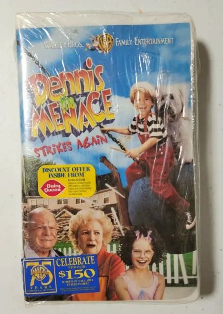 Dennis The Menace Strikes Again Vhs Justin Cooper Carrot Top Betty
