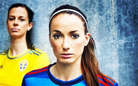 Image Swedens Hot Female Footballers Pose In New Womens World Cup Shirts Caughtoffside