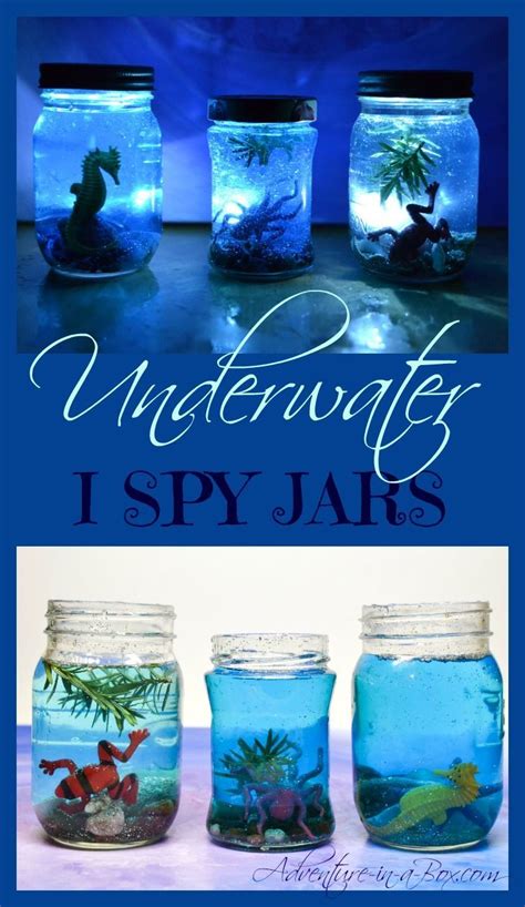 Underwater I Spy Jars Summer Crafts For Kids Crafts For