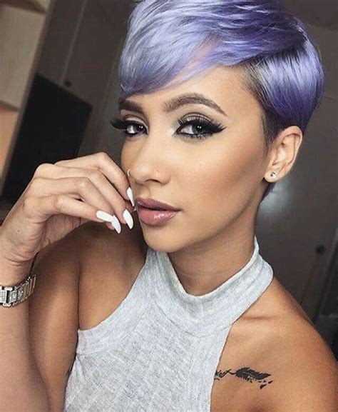 30 Dark Purple Pixie Cut Fashionblog