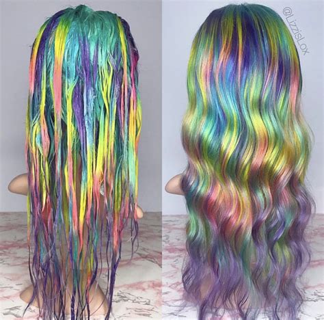 Gillianvidegar Rainbow Hair Color Hair Dye Videos Opal Hair
