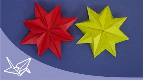 Origami Christmas Star Instructions Youtube