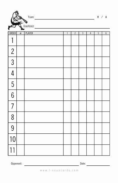 Baseball Uniform Order Form Template Unique Custom Recreational