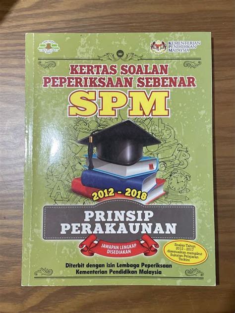 SPM Prinsip Perakaunan Actual Past Year Papers Compilation 2012 2018