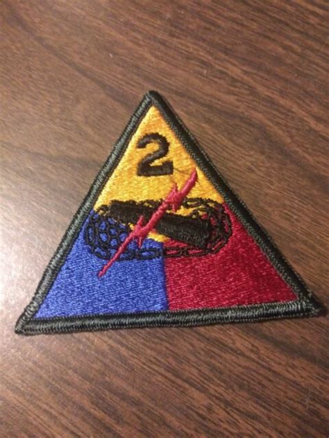 Us Army 2nd Armored Division Hell On Wheels Patch Ebay