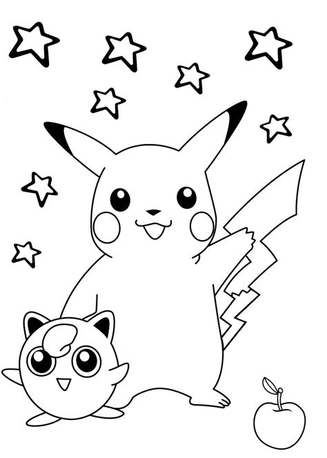 Pikachu Y Jigglypuff Para Colorear Imprimir E Dibujar Dibujos Pdmrea My Xxx Hot Girl