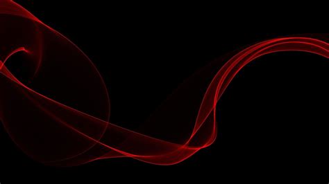 Red Waves On Black Background Hd Red Aesthetic Wallpapers Hd