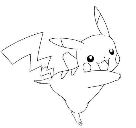 Pikachu Line Drawing At Getdrawings Free Download