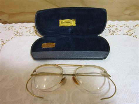 Vintage Bausch And Lomb Eyeglasses 12k Gold Filled Frames 110 Etsy