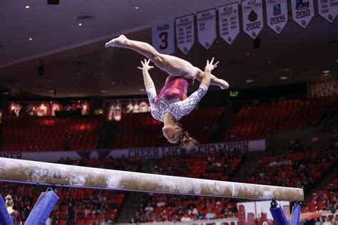 Oklahoma Womens Gymnastics Watch Maggie Nichols Earn Perfect 10 On