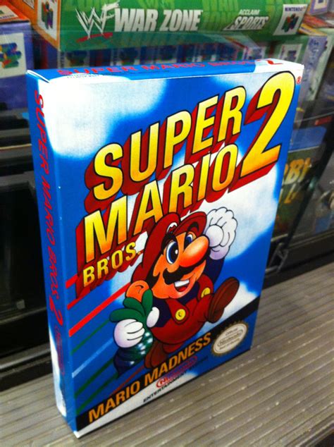 Super Mario Bros 2 Box My Games Reproduction Game Boxes