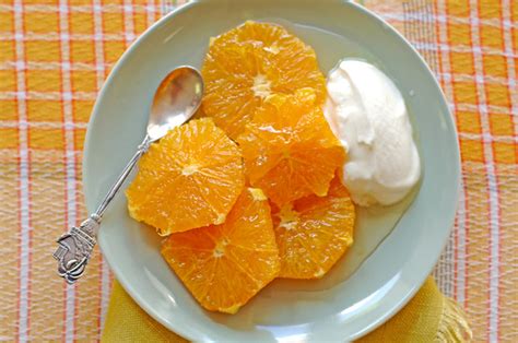 Chilled Caramelised Oranges With Greek Yoghurt By Trotski Flickr