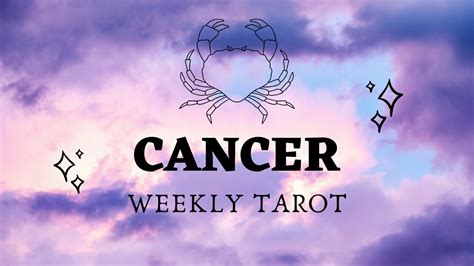 Cancer Weekly Tarot Change And A T May 24 30 Youtube