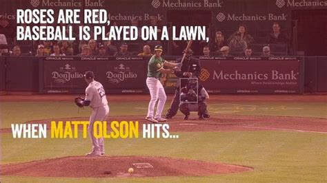 Roses Are Red Baseball Is Played On A Lawn When Mattolson21 Hits
