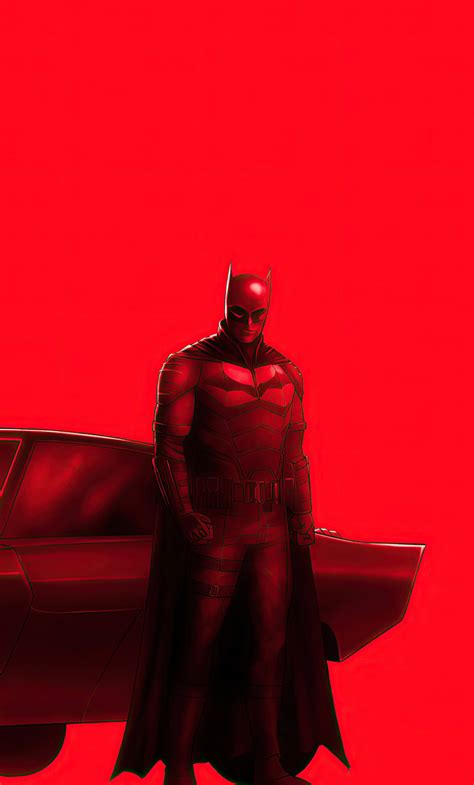 Download Red The Batman Iphone Mobile Wallpaper