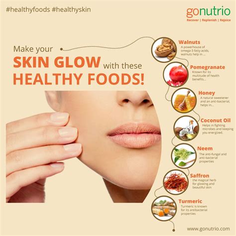 Pin By Gonutrio On Glowing And Healthy Skin Healthy Skin Diet Foods