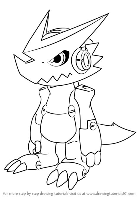 Learn How To Draw Shoutmon From Digimon Fusion Digimon