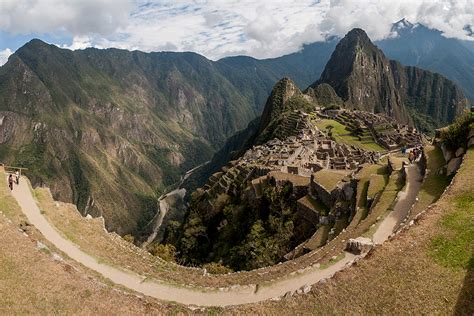 View Of The Machu Picchu Ruins From A Terrace Peru Flickr