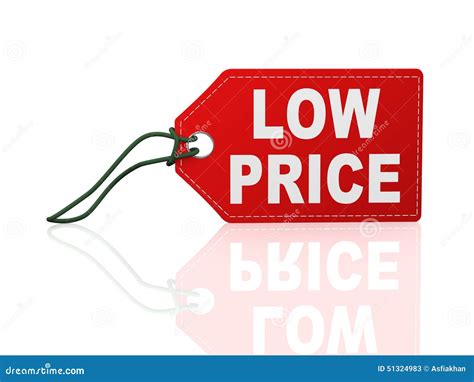 3d Low Price Tag Label Word Text Stock Illustration Image 51324983