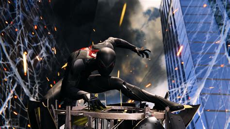 Spiderman 4k Black Suit Hd Games 4k Wallpapers Images Backgrounds