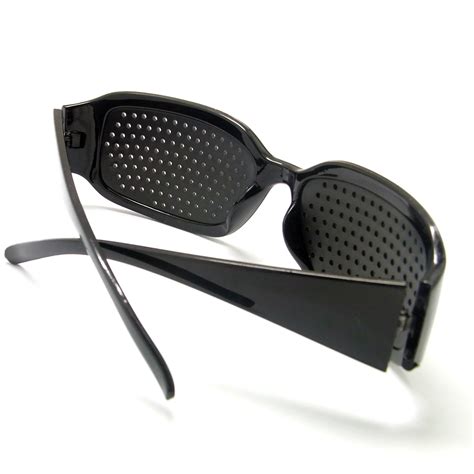 Eyes Exercise Eye Care Pinhole Pin Hole Glasses Vision Improve Eyewear Eyesight Ebay