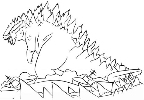 Use the one from the shin chan episode. Shin Godzilla Coloring Pages - Coloring Home