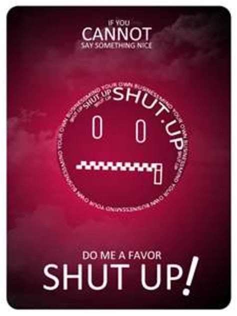 101 Ways To Say Shut Up Hubpages